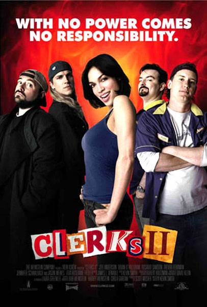 Clerks II : Kinoposter Jeff Anderson, Kevin Smith, Brian O'Halloran, Jason Mewes