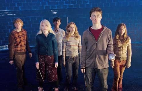 Harry Potter und der Orden des Phönix : Bild David Yates, Evanna Lynch, Daniel Radcliffe, Emma Watson, Rupert Grint