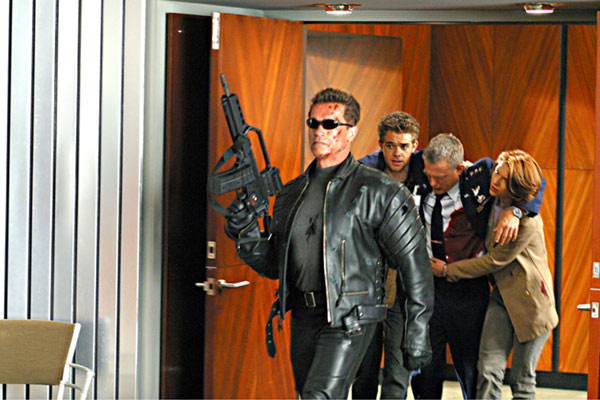 Terminator 3 - Rebellion der Maschinen : Bild Nick Stahl, Jonathan Mostow, Claire Danes, Arnold Schwarzenegger