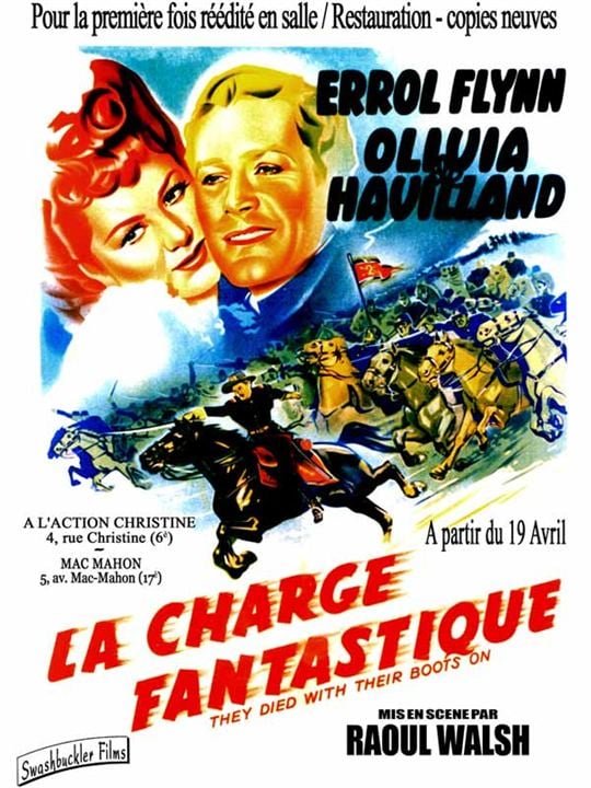 Sein letztes Kommando : Kinoposter Errol Flynn, Raoul Walsh