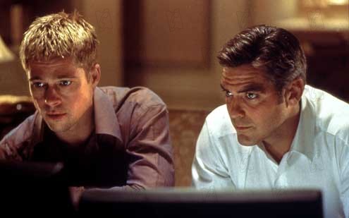Ocean's Eleven : Bild George Clooney, Steven Soderbergh, Brad Pitt