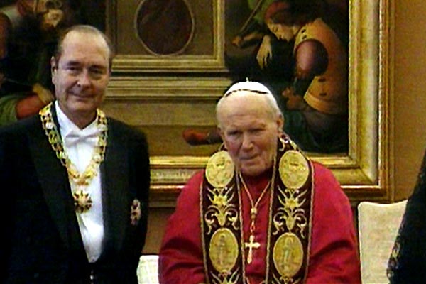 Bild Karl Zéro, Jacques Chirac, Jean-Paul II