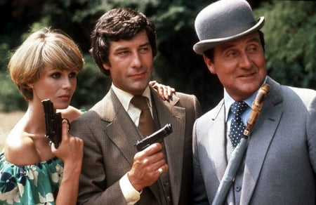 Bild Joanna Lumley, Gareth Hunt, Patrick Macnee