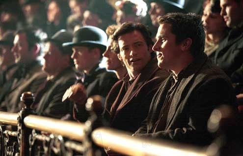 Prestige - Die Meister der Magie : Bild Christian Bale, Hugh Jackman, Christopher Nolan