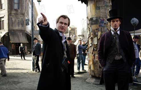 Prestige - Die Meister der Magie : Bild Hugh Jackman, Christopher Nolan