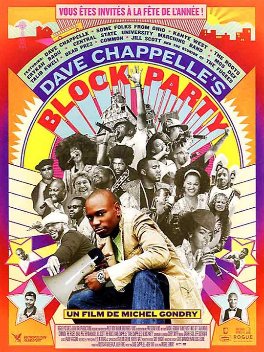 Block Party : Kinoposter Michel Gondry, Dave Chappelle