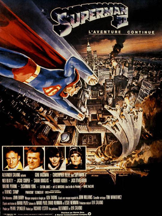 Superman II – Allein gegen alle : Kinoposter Christopher Reeve