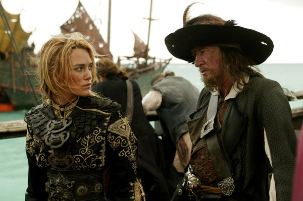 Pirates Of The Caribbean - Am Ende der Welt : Bild Geoffrey Rush, Keira Knightley