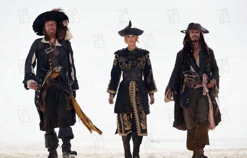Pirates Of The Caribbean - Am Ende der Welt : Bild Gore Verbinski, Johnny Depp, Geoffrey Rush, Keira Knightley