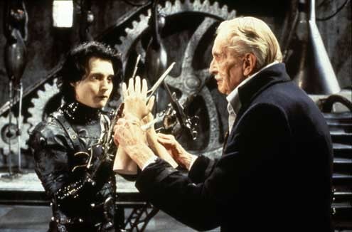 Edward mit den Scherenhänden : Bild Tim Burton, Johnny Depp, Vincent Price