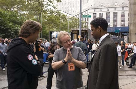American Gangster : Bild Ridley Scott, Russell Crowe, Denzel Washington