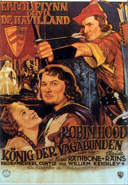 Robin Hood, König der Vagabunden : Kinoposter
