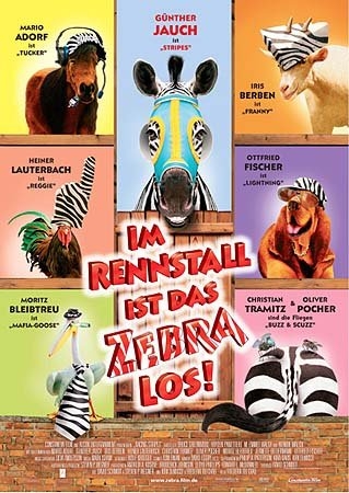 Im Rennstall ist das Zebra los! : Kinoposter