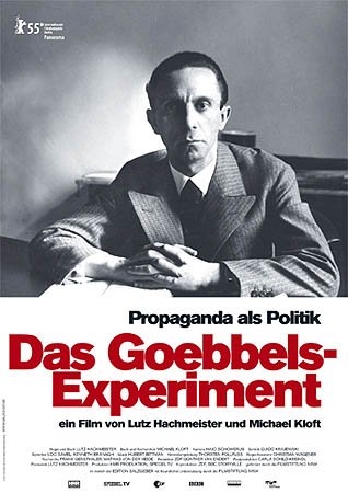 Das Goebbels-Experiment : Kinoposter