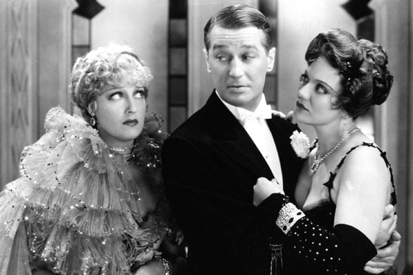 Die lustige Witwe : Bild Minna Gombell, Maurice Chevalier, Jeanette MacDonald