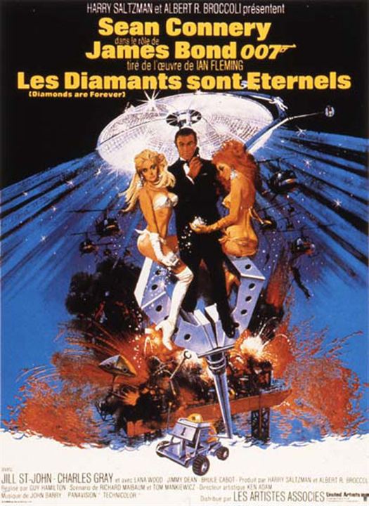 James Bond 007 - Diamantenfieber : Kinoposter