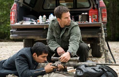 Shooter : Bild Michael Peña, Mark Wahlberg, Antoine Fuqua