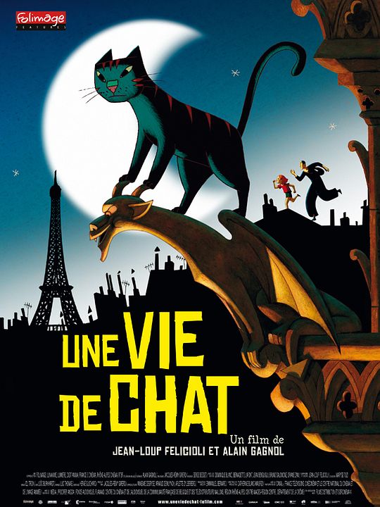 Die Katze von Paris : Kinoposter