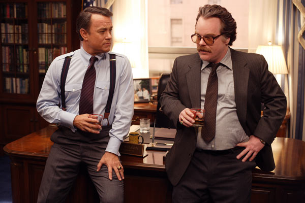 Der Krieg des Charlie Wilson : Bild Tom Hanks, Philip Seymour Hoffman