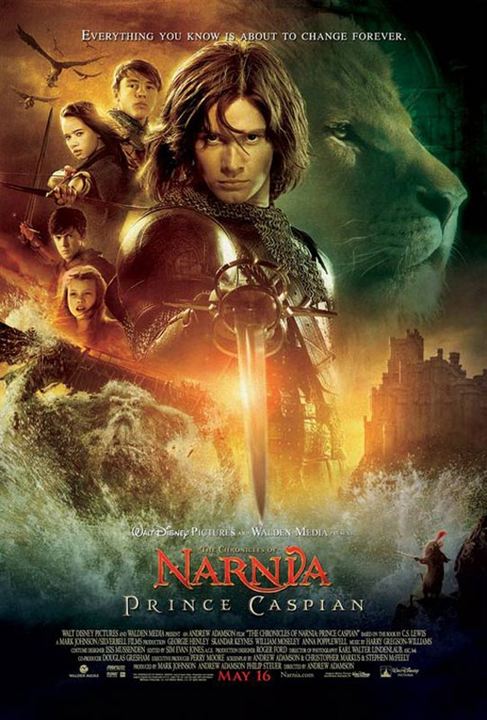 Die Chroniken von Narnia - Prinz Kaspian von Narnia : Kinoposter Andrew Adamson, Skandar Keynes