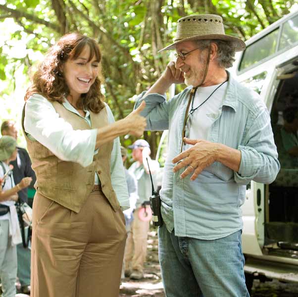 Indiana Jones und das Königreich des Kristallschädels : Bild Steven Spielberg, Karen Allen