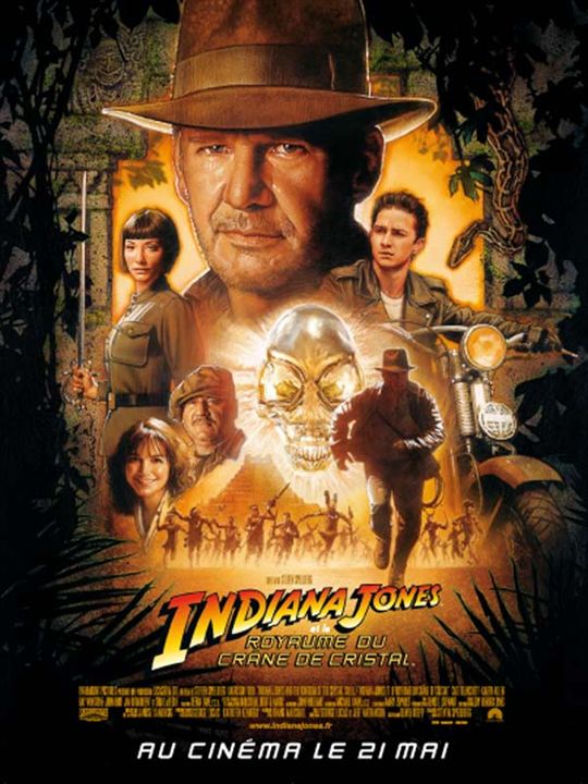 Indiana Jones und das Königreich des Kristallschädels : Kinoposter