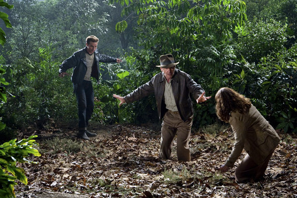 Indiana Jones und das Königreich des Kristallschädels : Bild Harrison Ford, Karen Allen, Shia LaBeouf