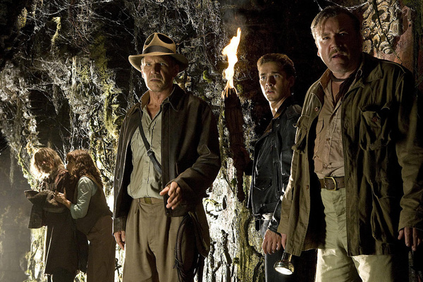 Indiana Jones und das Königreich des Kristallschädels : Bild Shia LaBeouf, Ray Winstone, John Hurt, Harrison Ford, Karen Allen