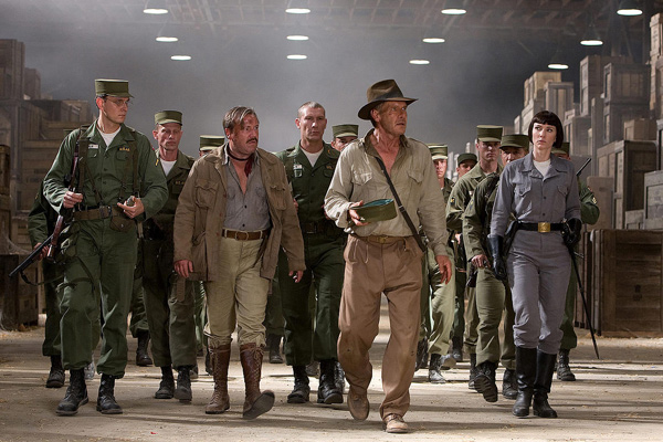 Indiana Jones und das Königreich des Kristallschädels : Bild Harrison Ford, Ray Winstone, Cate Blanchett