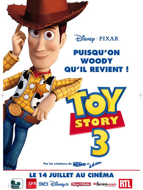 Toy Story 3 : Kinoposter Lee Unkrich