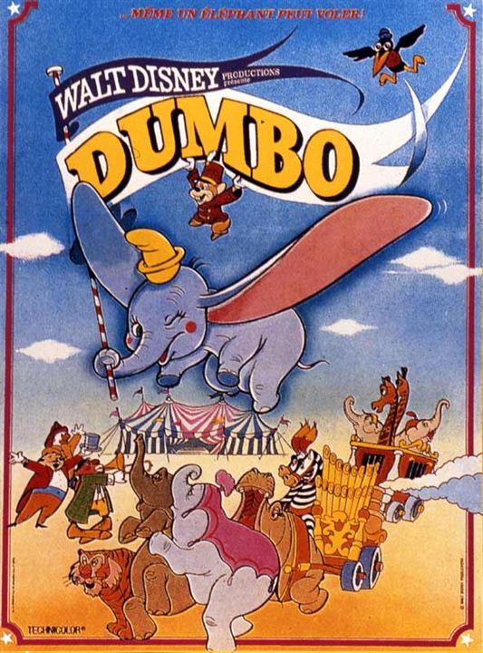 Dumbo, der fliegende Elefant : Kinoposter