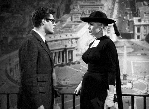 La Dolce Vita - Das süße Leben : Bild Federico Fellini, Marcello Mastroianni, Anita Ekberg