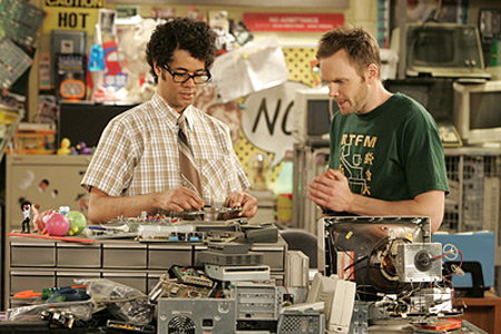 Bild Joel McHale, Richard Ayoade