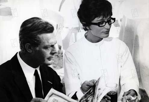 Achteinhalb : Bild Federico Fellini, Marcello Mastroianni