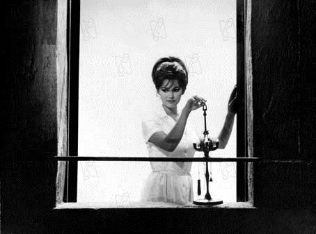 Achteinhalb : Bild Claudia Cardinale, Federico Fellini