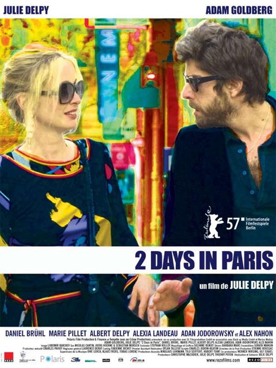 2 Tage Paris : Kinoposter
