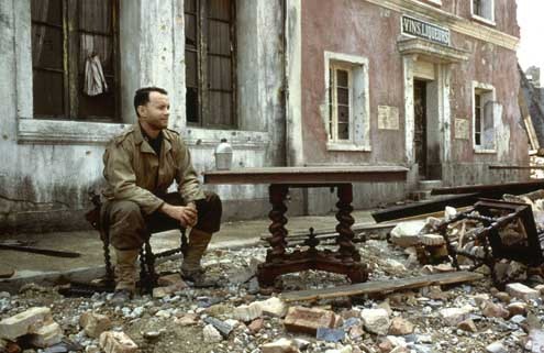 Der Soldat James Ryan : Bild Tom Hanks, Steven Spielberg