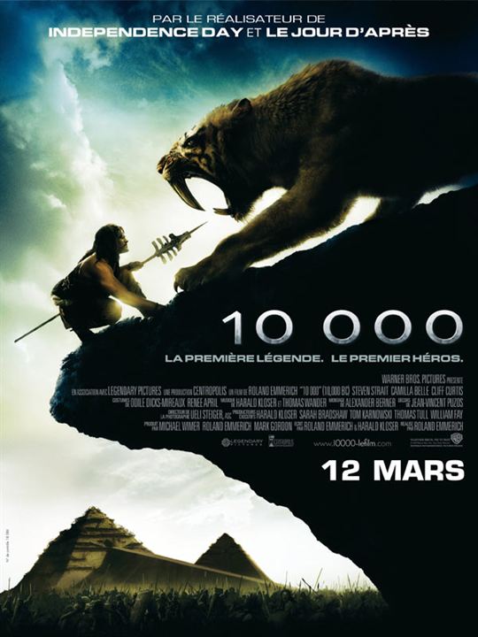 10.000 BC : Kinoposter Roland Emmerich