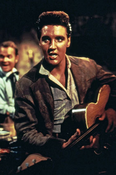 Flammender Stern : Bild Elvis Presley