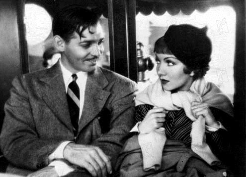 Es geschah in einer Nacht : Bild Clark Gable, Claudette Colbert, Frank Capra
