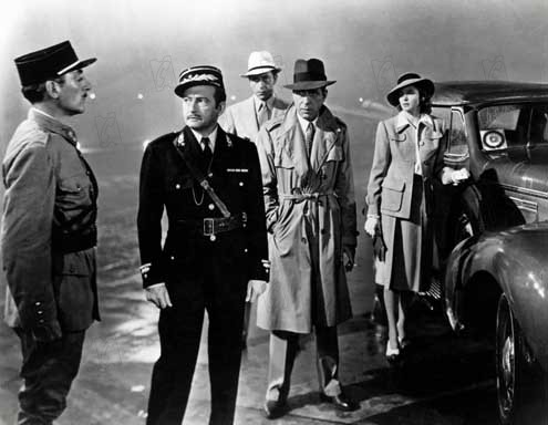 Casablanca : Bild Ingrid Bergman, Michael Curtiz, Claude Rains, Paul Henreid, Humphrey Bogart