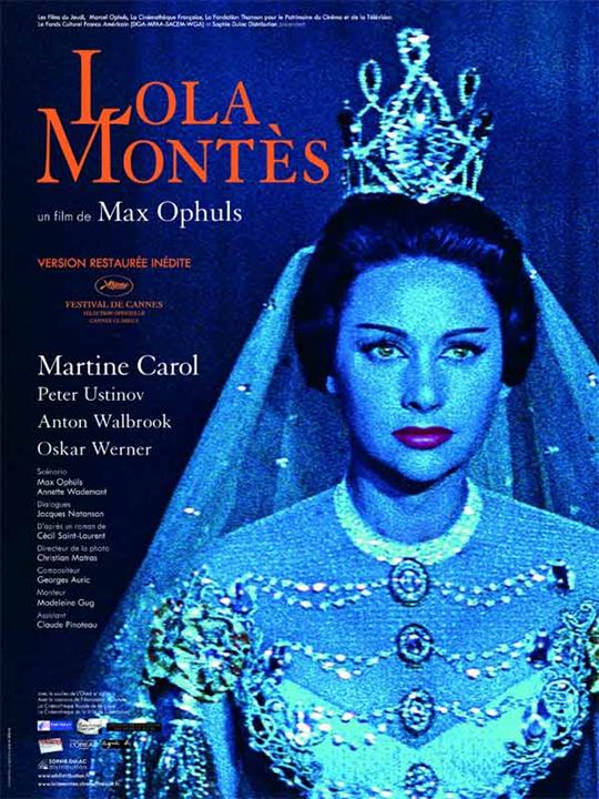 Lola Montez : Kinoposter Max Ophüls
