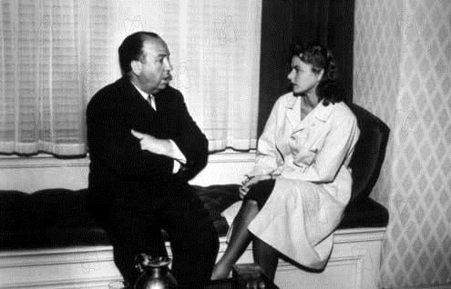 Ich kämpfe um dich : Bild Ingrid Bergman, Alfred Hitchcock