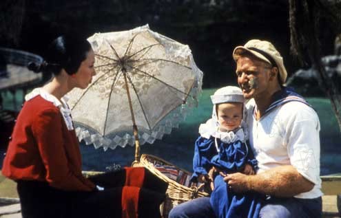 Popeye, der Seemann mit dem harten Schlag : Bild Robin Williams, Robert Altman, Shelley Duvall