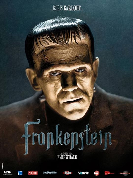 Frankenstein : Kinoposter Boris Karloff, James Whale