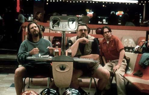 The Big Lebowski : Bild Steve Buscemi, Joel Coen, Jeff Bridges, John Goodman