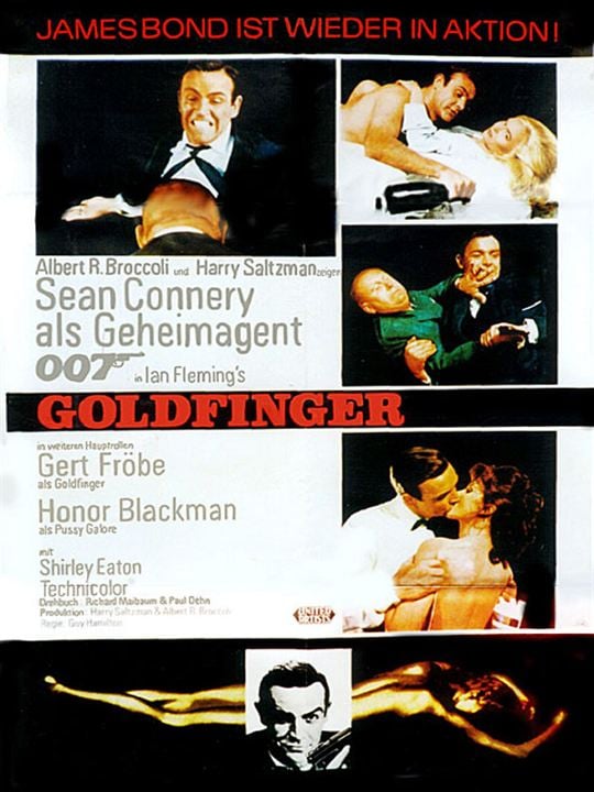 James Bond 007 - Goldfinger : Kinoposter
