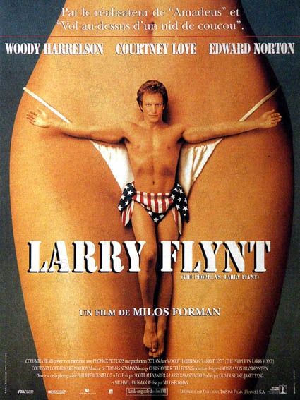 Larry Flynt : Kinoposter Milos Forman, Courtney Love