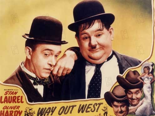 Dick und Doof in: Zwei ritten nach Texas : Bild Stan Laurel, James W. Horne, Oliver Hardy