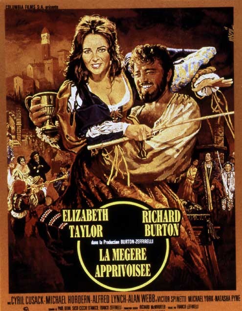 Kinoposter Franco Zeffirelli, Richard Burton, Elizabeth Taylor